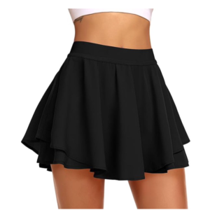 Tennis Skirt for Women with Shorts Pleated